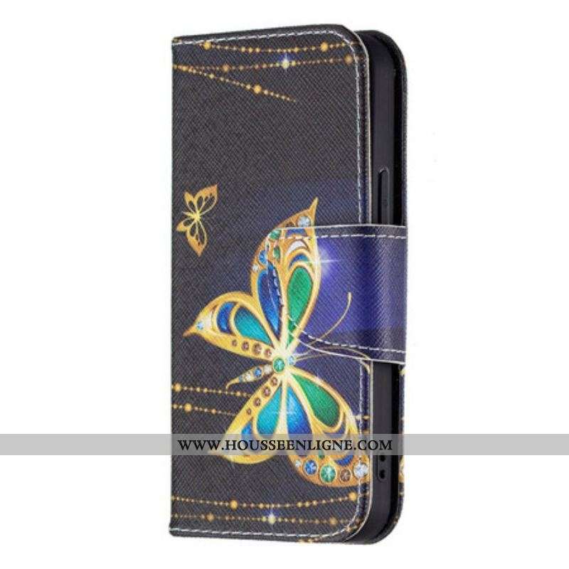 Housse iPhone 13 Mini Papillon Magique