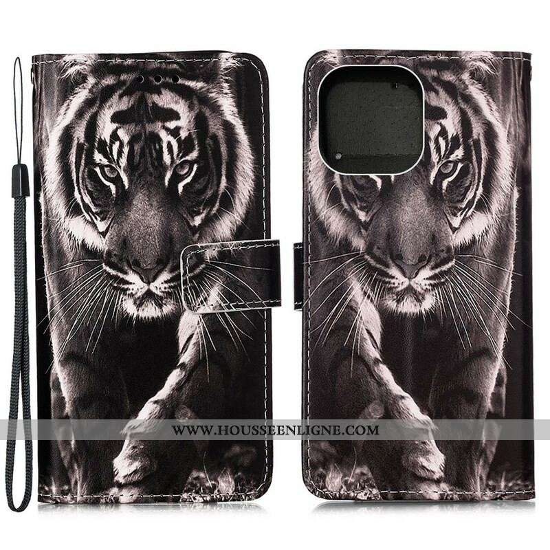 Housse iPhone 13 Mini Tigre de Nuit