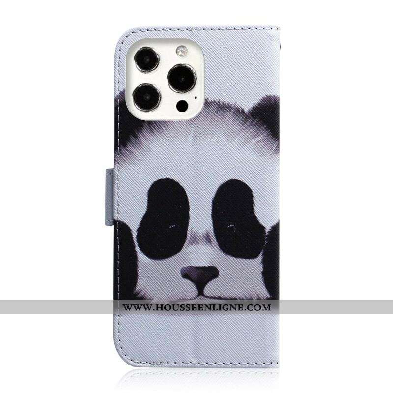 Housse iPhone 13 Pro Face de Panda