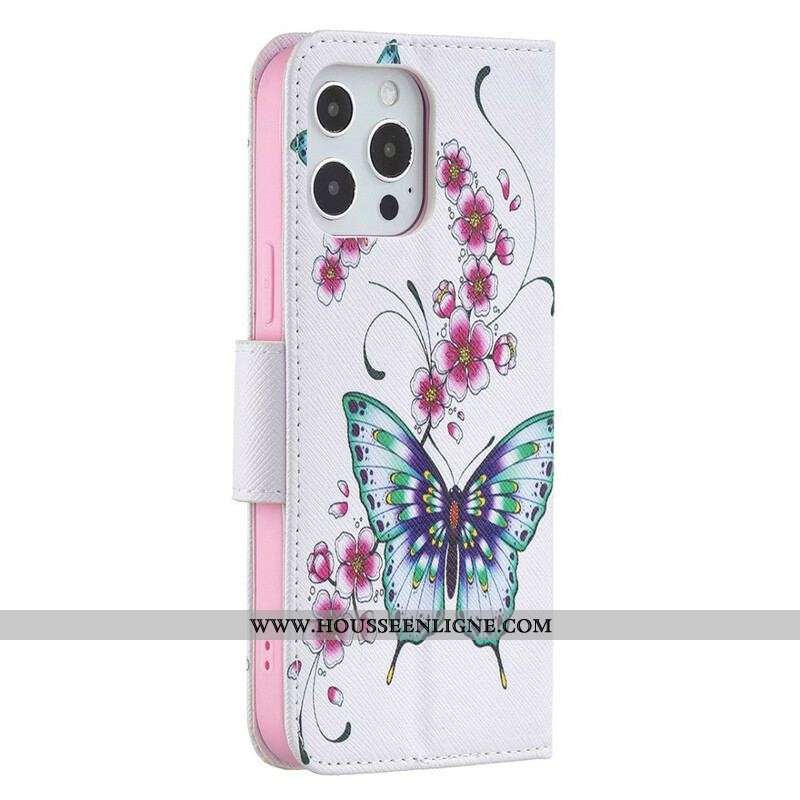 Housse iPhone 13 Pro Max Incroyables Papillons