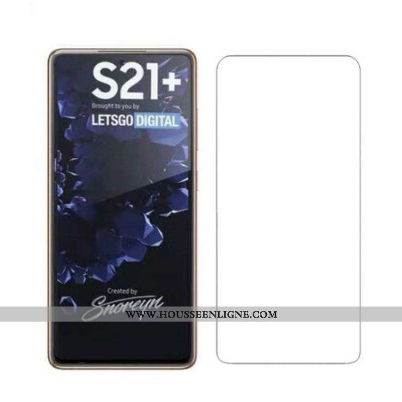 Protection en Verre Trempé pour Écran Samsung Galaxy S21 Plus 5G