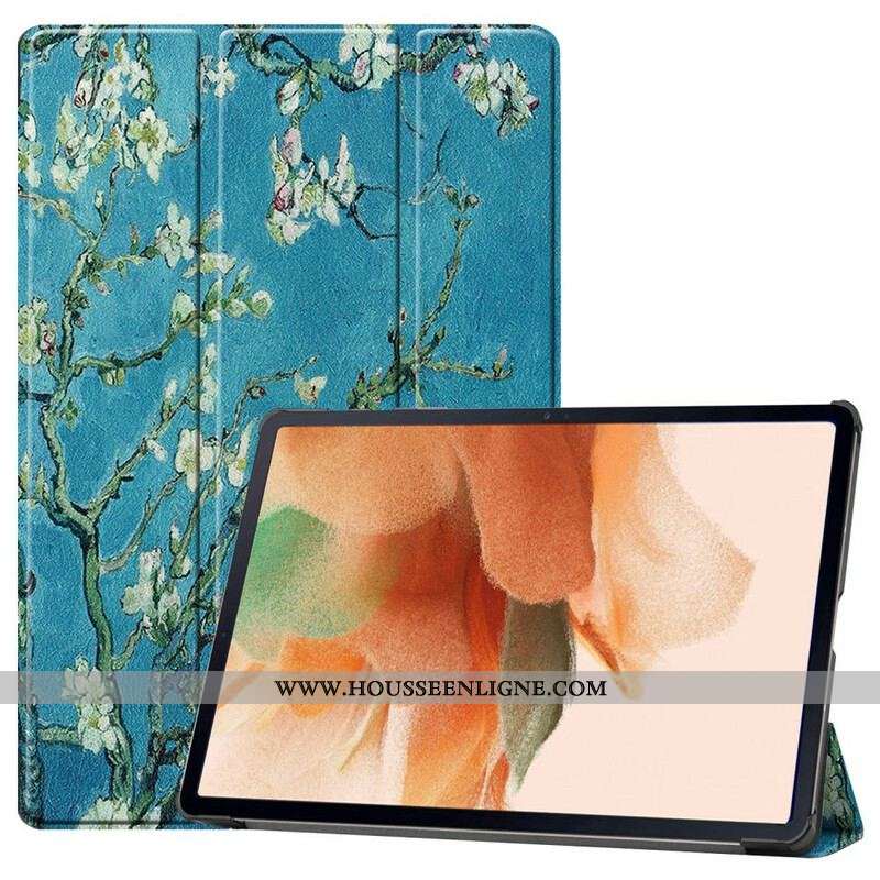 Smart Case Samsung Galaxy Tab S7 FE Porte-Stylet Branches