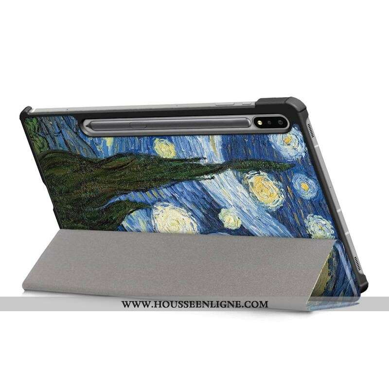 Smart Case Samsung Galaxy Tab S7 FE Renforcée Van Gogh