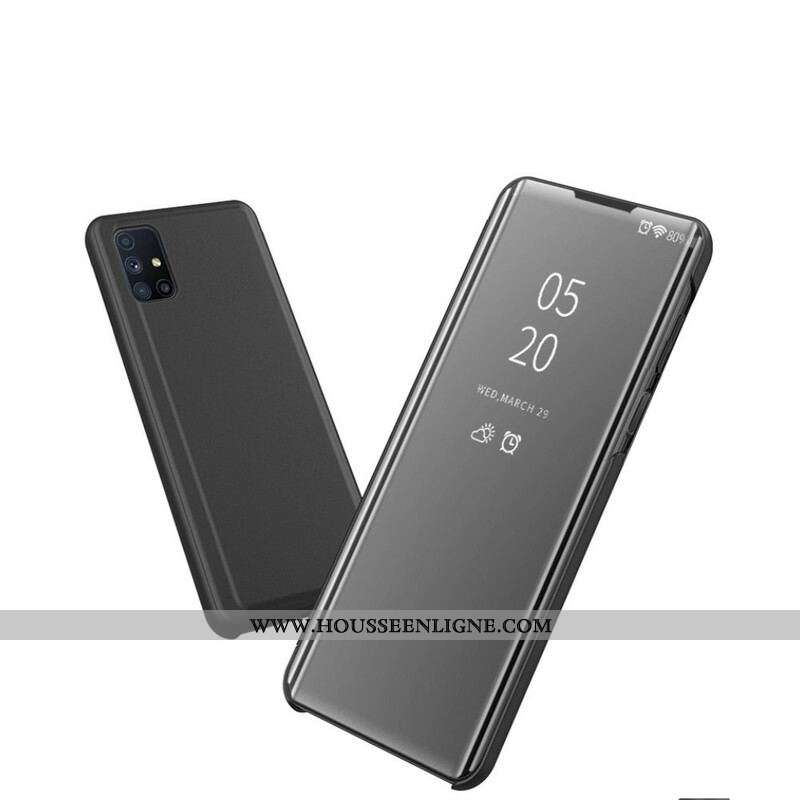 View Cover Samsung Galaxy M51 Miroir et Simili Cuir