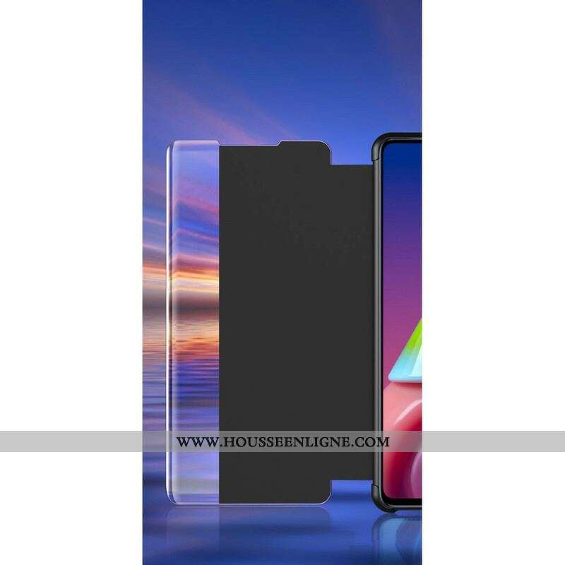 View Cover Samsung Galaxy M51 Simili Cuir Texturé