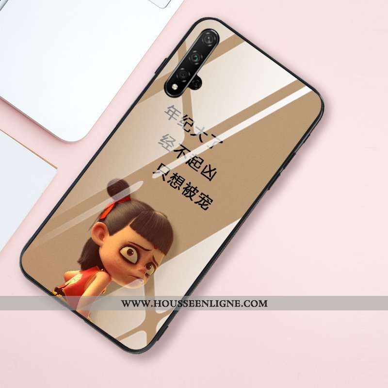 Coque Honor 20 Personnalité Créatif Style Chinois Silicone Rose Net Rouge Téléphone Portable