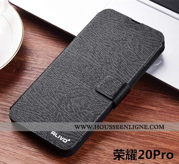 Coque Honor 20 Pro Silicone Protection Téléphone Portable Cuir Jeunesse Clamshell Marron