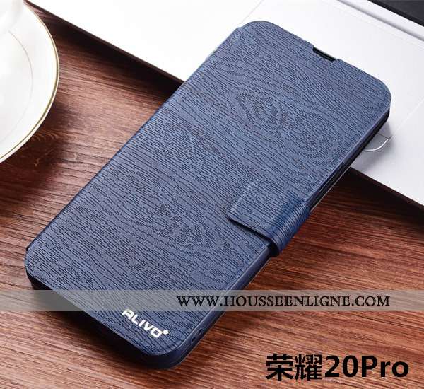 Coque Honor 20 Pro Silicone Protection Téléphone Portable Cuir Jeunesse Clamshell Marron