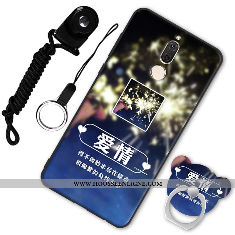 Coque Huawei Mate 10 Lite Protection Délavé En Daim Tout Compris Fluide Doux Incassable Téléphone Po