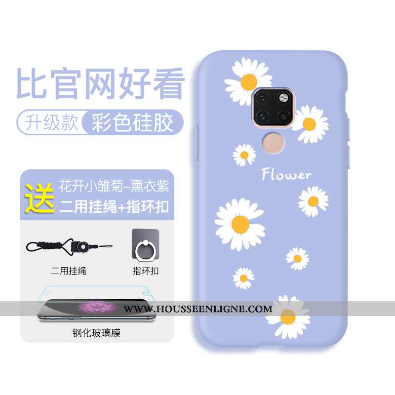Coque Huawei Mate 20 Fluide Doux Silicone Incassable Tendance Nouveau Téléphone Portable Protection 