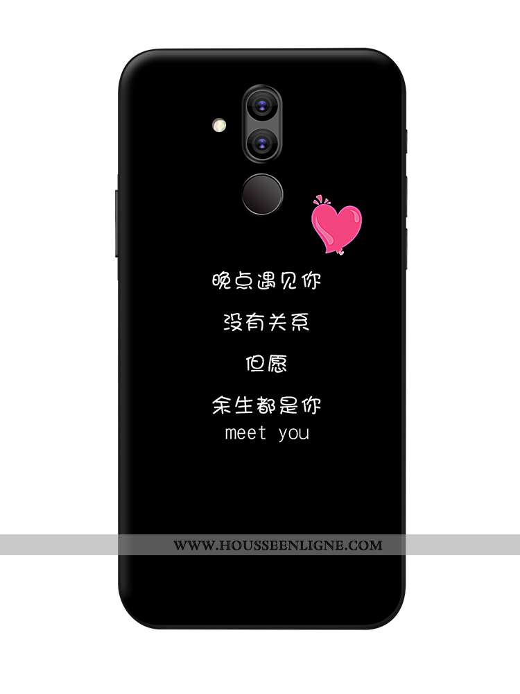 Coque Huawei Mate 20 Lite Silicone Protection Fluide Doux Amoureux Personnalité Jeunesse Téléphone P