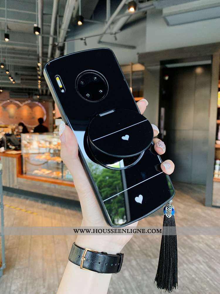 Coque Huawei Mate 30 Fluide Doux Silicone Noir Téléphone Portable Nouveau Créatif Tout Compris