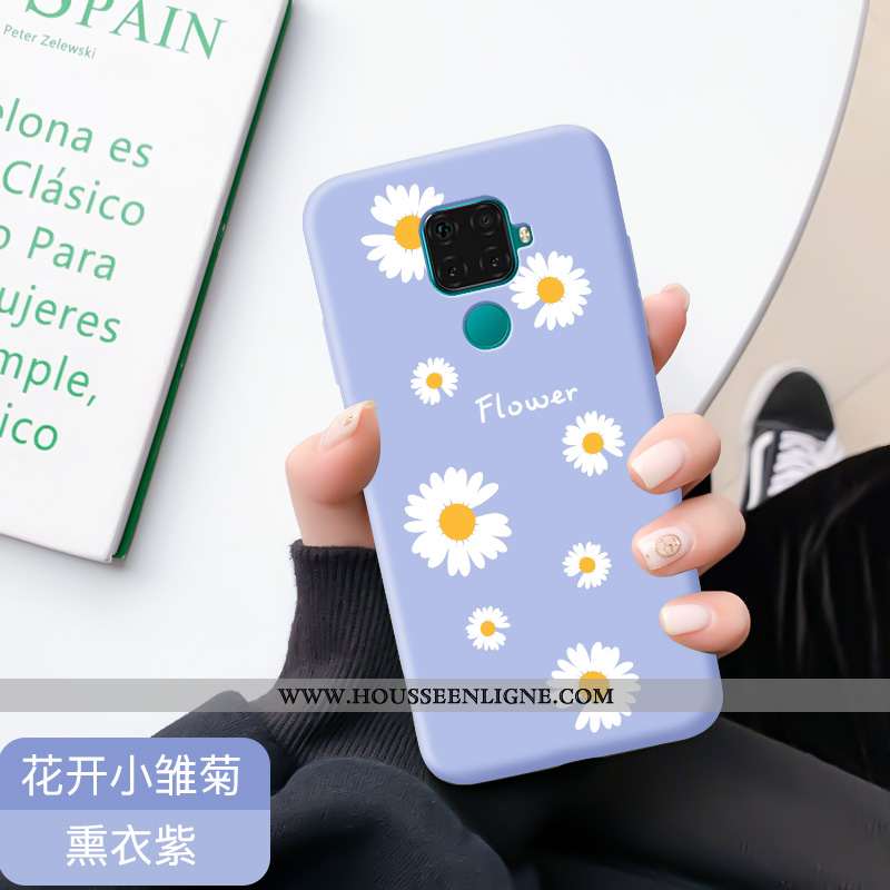 Coque Huawei Mate 30 Lite Personnalité Tendance Étui Téléphone Portable Protection Tout Compris Bleu
