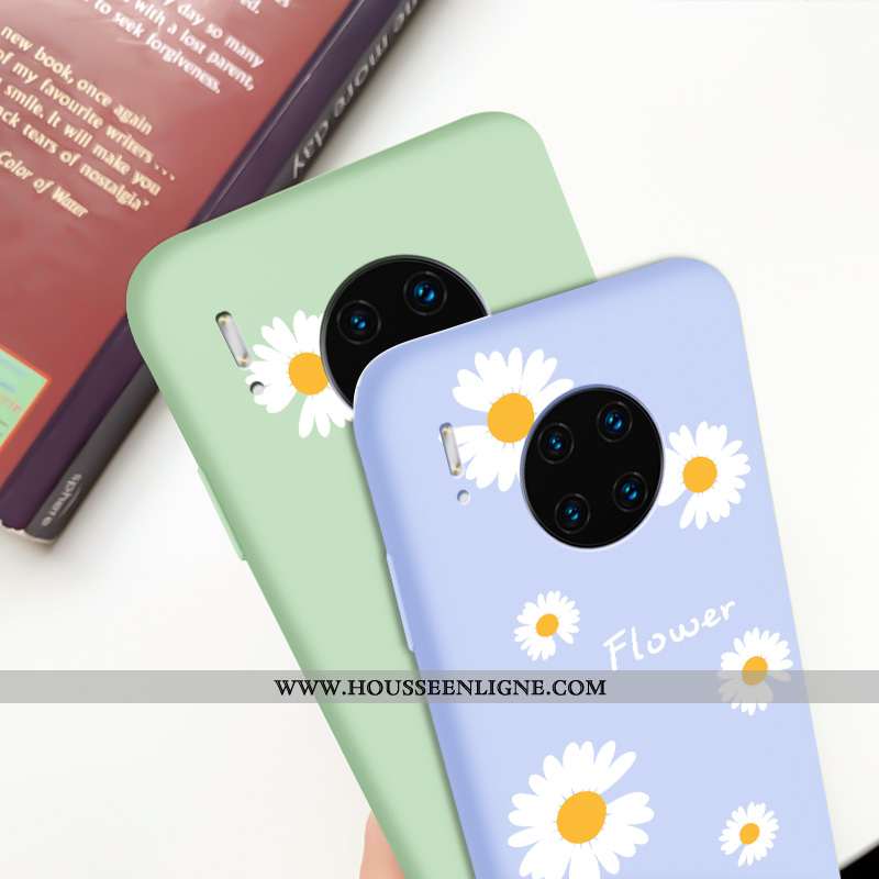 Coque Huawei Mate 30 Pro Charmant Tendance Net Rouge Téléphone Portable Fluide Doux Bleu Dessin Anim