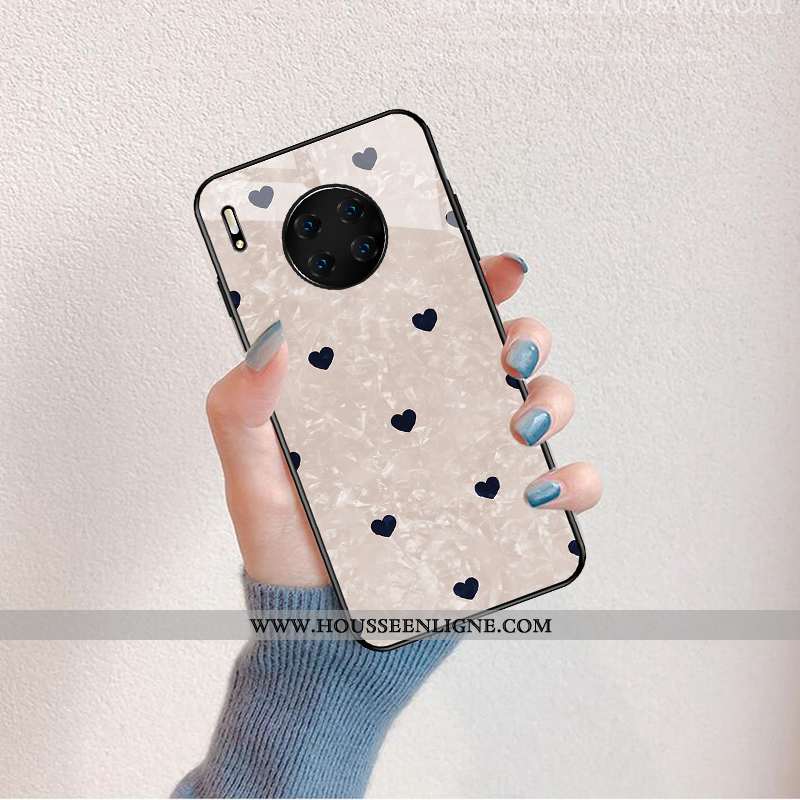 Coque Huawei Mate 30 Pro Légère Silicone Étui Tout Compris Blanc Original Verre Blanche