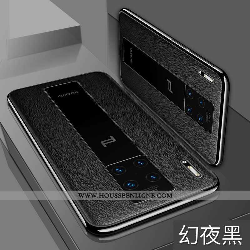 Coque Huawei Mate 30 Rs Transparent Fluide Doux Bleu Téléphone Portable Incassable Tout Compris