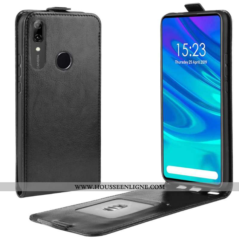 Coque Huawei P Smart Z Protection Étui Clamshell Noir Téléphone Portable