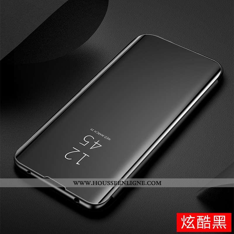 Coque Huawei P Smart Z Transparent Or Téléphone Portable Housse Miroir Plier Doré