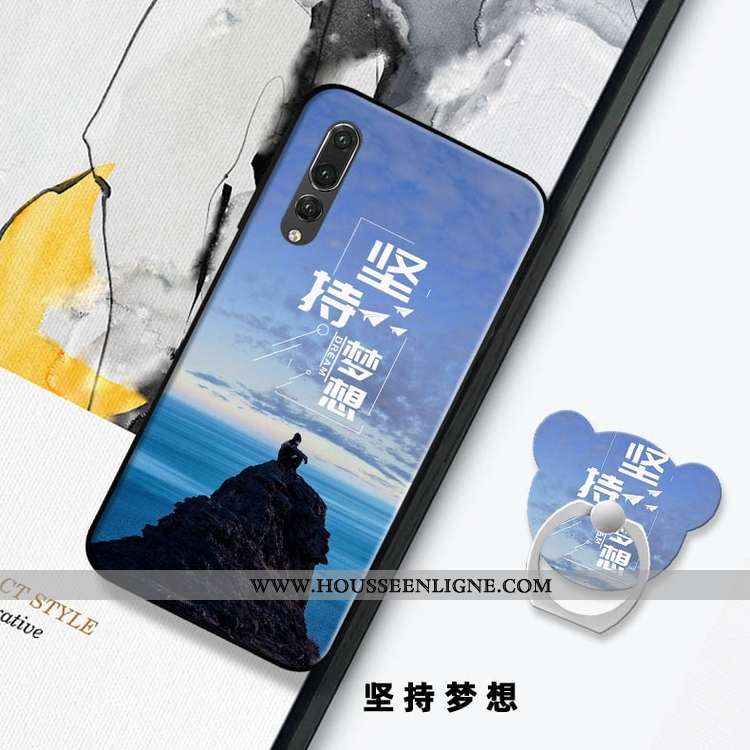 Coque Huawei P20 Pro Tendance Mode Téléphone Portable Tout Compris Protection Support Rouge