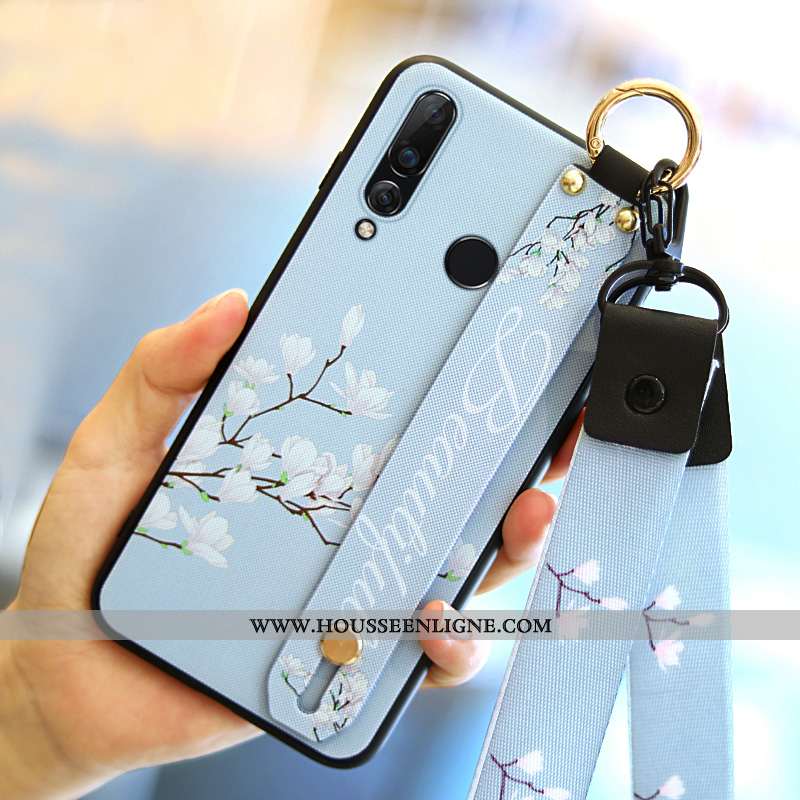 Coque Huawei P30 Lite Xl Personnalité Tendance Étui Bleu Incassable Tout Compris Téléphone Portable