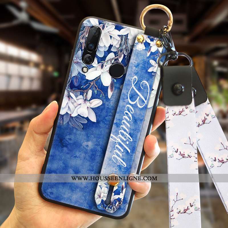 Coque Huawei P30 Lite Xl Personnalité Tendance Étui Bleu Incassable Tout Compris Téléphone Portable