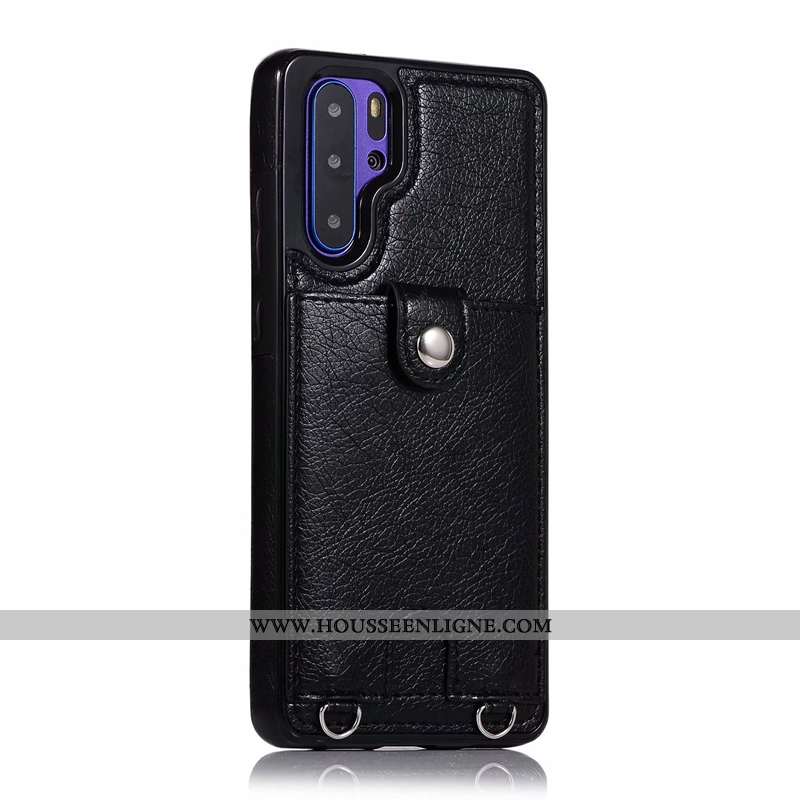 Coque Huawei P30 Pro Fluide Doux Protection Tout Compris Étui Nouveau Carte Bordeaux