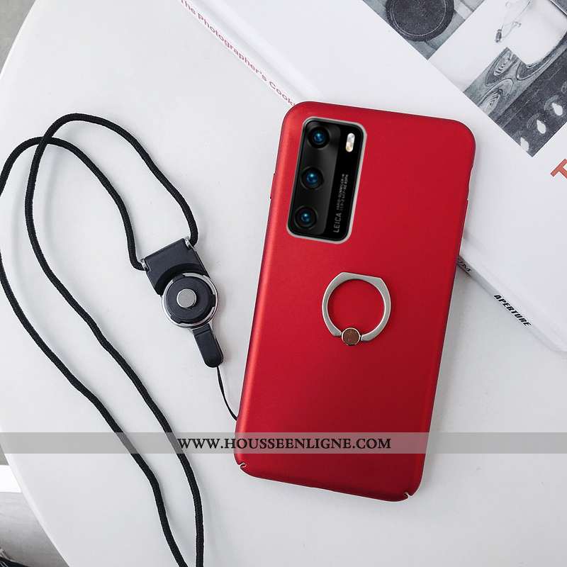 Coque Huawei P40 Délavé En Daim Ornements Suspendus Protection Téléphone Portable Une Agrafe Tout Co
