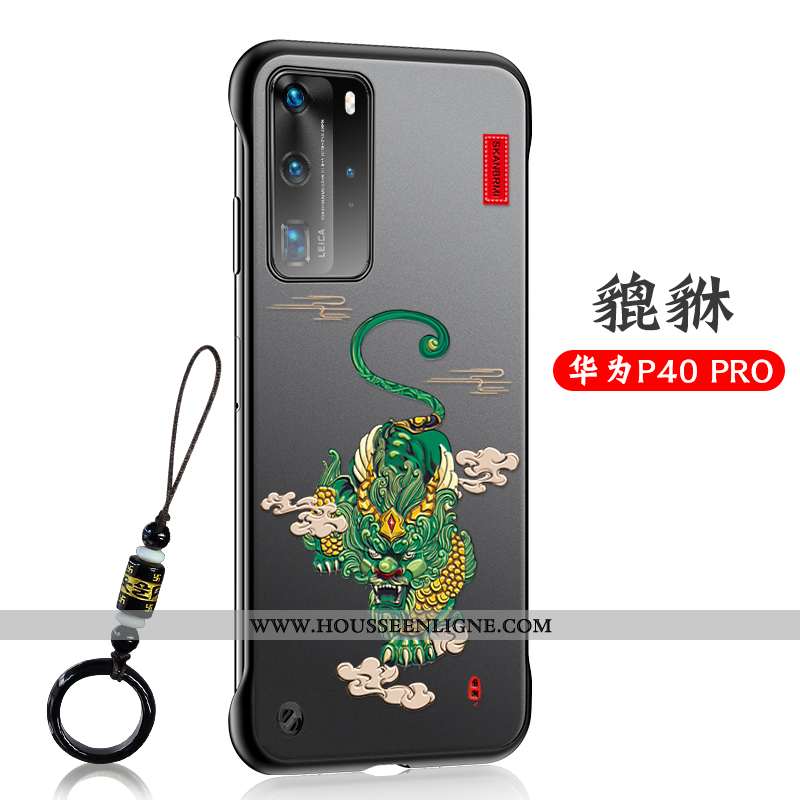 Coque Huawei P40 Pro Protection Transparent Ultra Silicone Créatif Gris