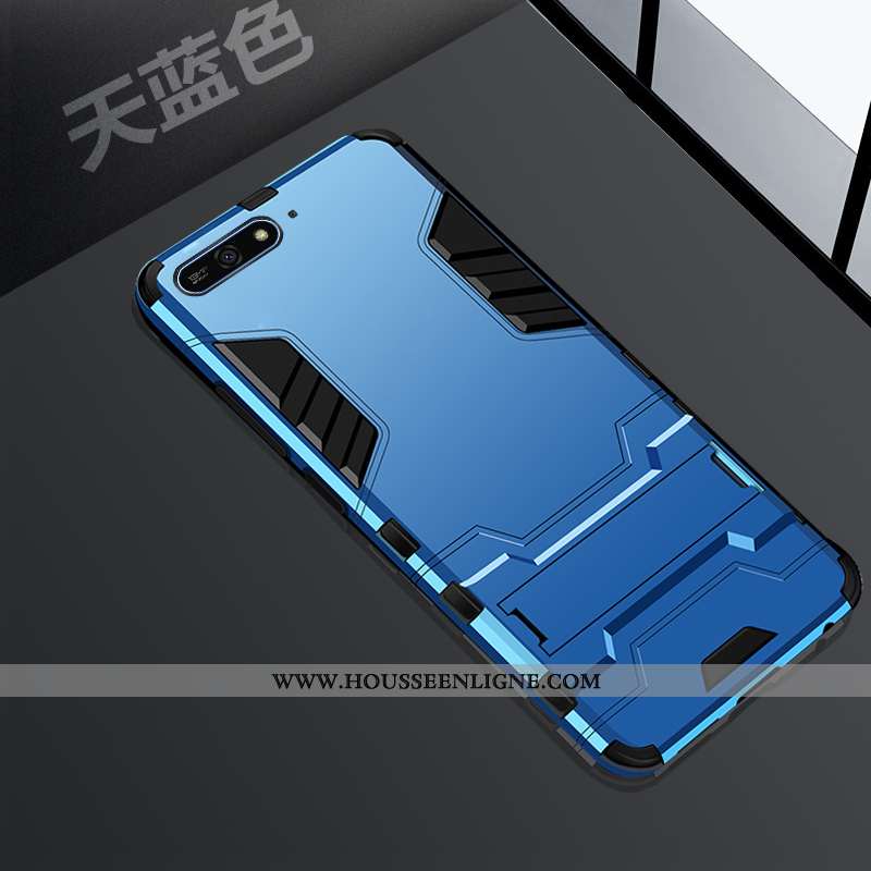 Coque Huawei Y6 2020 Protection Étui Téléphone Portable Incassable 2020 Difficile Bleu Foncé