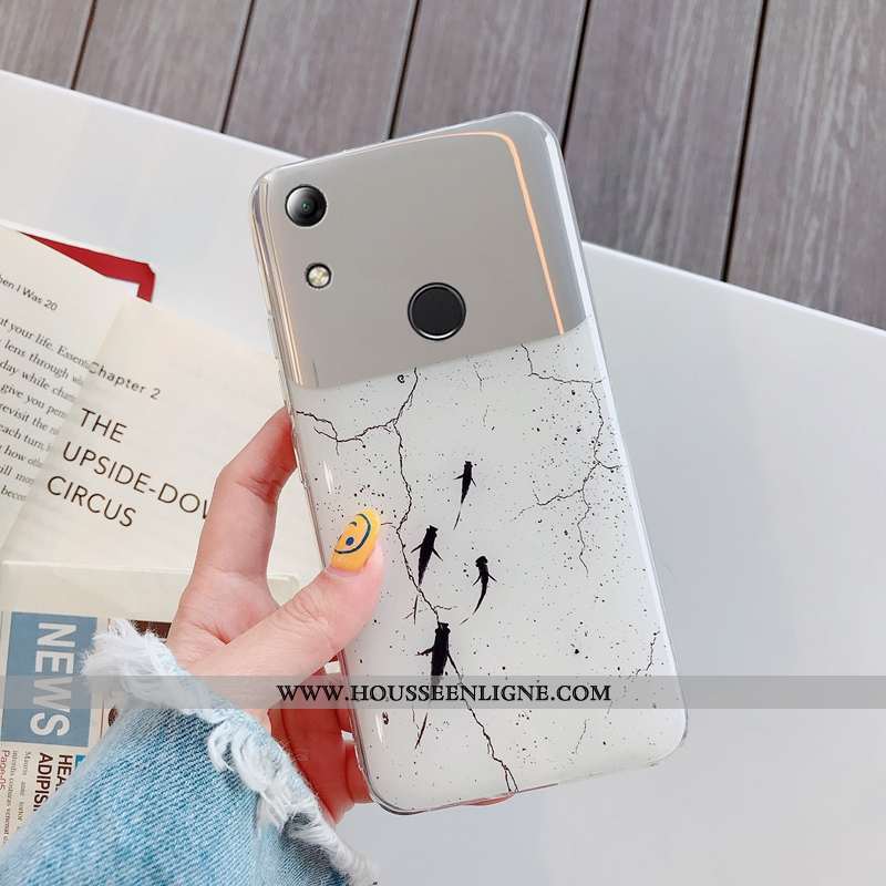 Coque Huawei Y6s Fluide Doux Silicone Incassable Protection Téléphone Portable Tendance Mode Rose