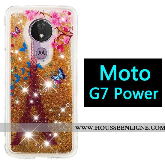 Coque Moto G7 Power Dessin Animé Violet Téléphone Portable Ballon Étui Incassable