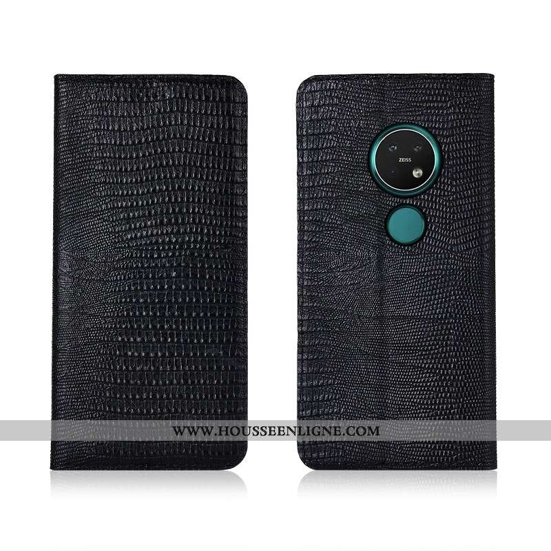 Coque Nokia 7.2 Silicone Protection Étui Téléphone Portable Incassable Cuir Tout Compris Marron