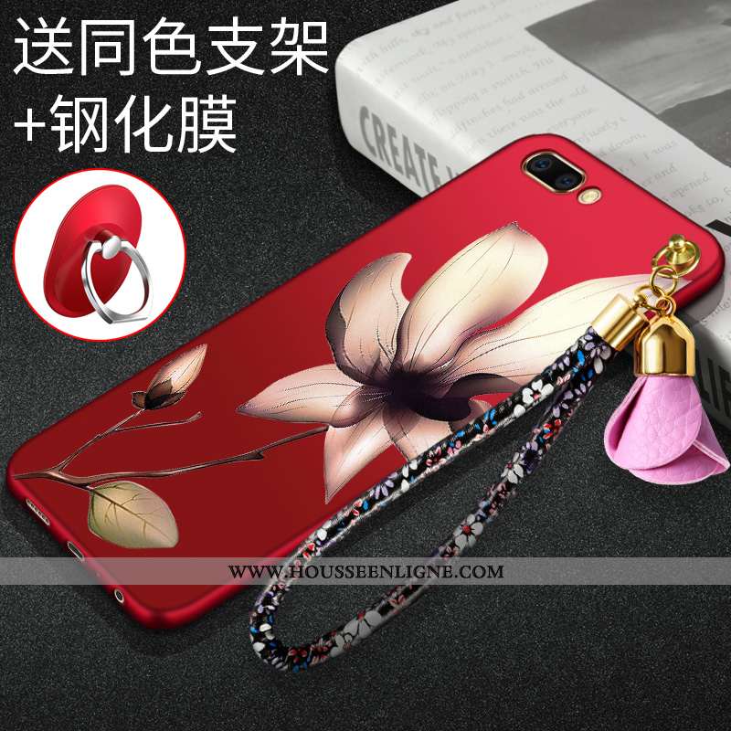 Coque Oneplus 5 Protection Ornements Suspendus Téléphone Portable Incassable Rouge Tout Compris
