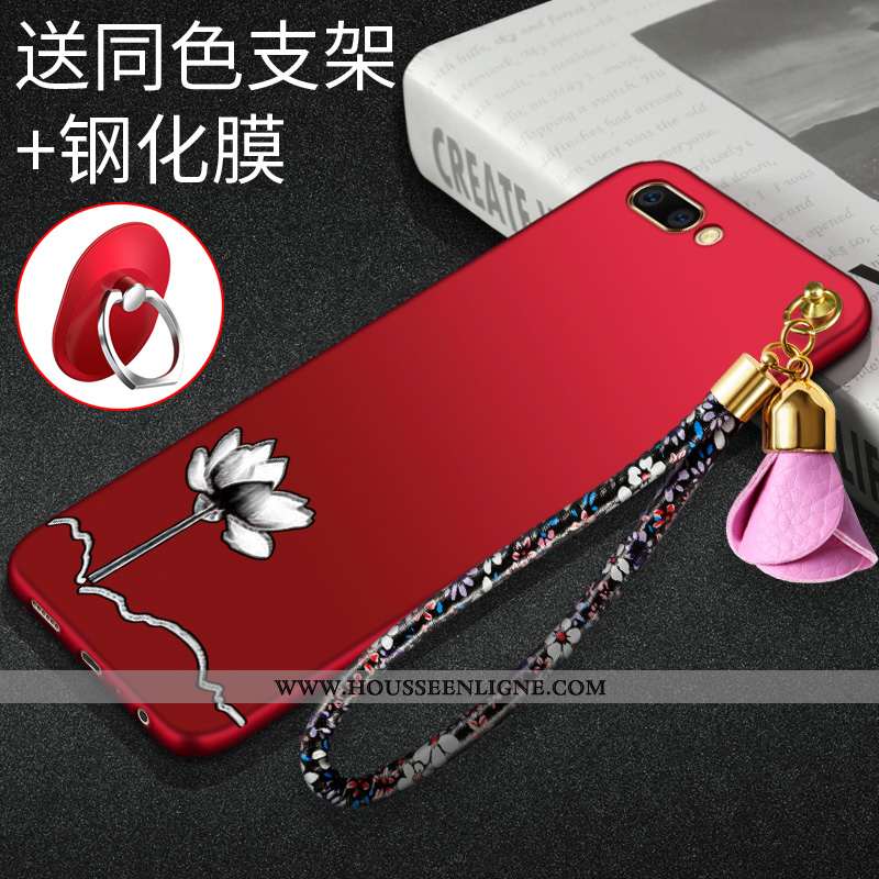 Coque Oneplus 5 Protection Ornements Suspendus Téléphone Portable Incassable Rouge Tout Compris