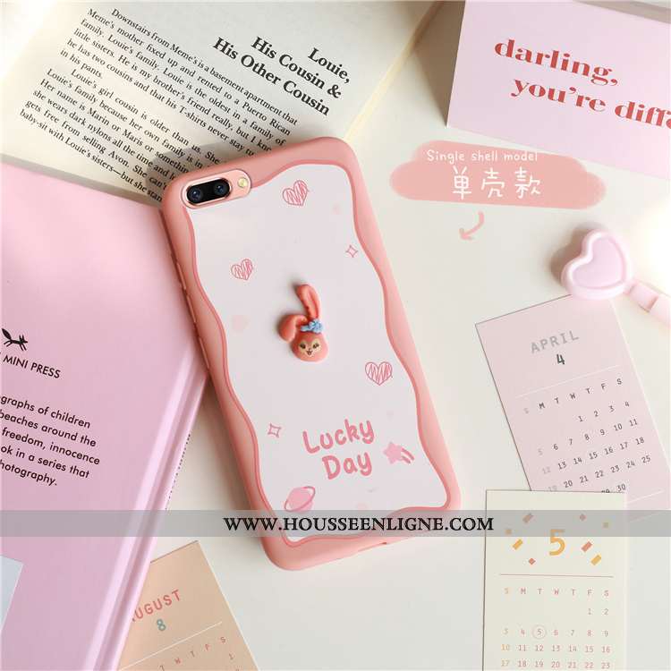 Coque Oppo Ax5 Charmant Tendance Rose Simple Créatif Protection