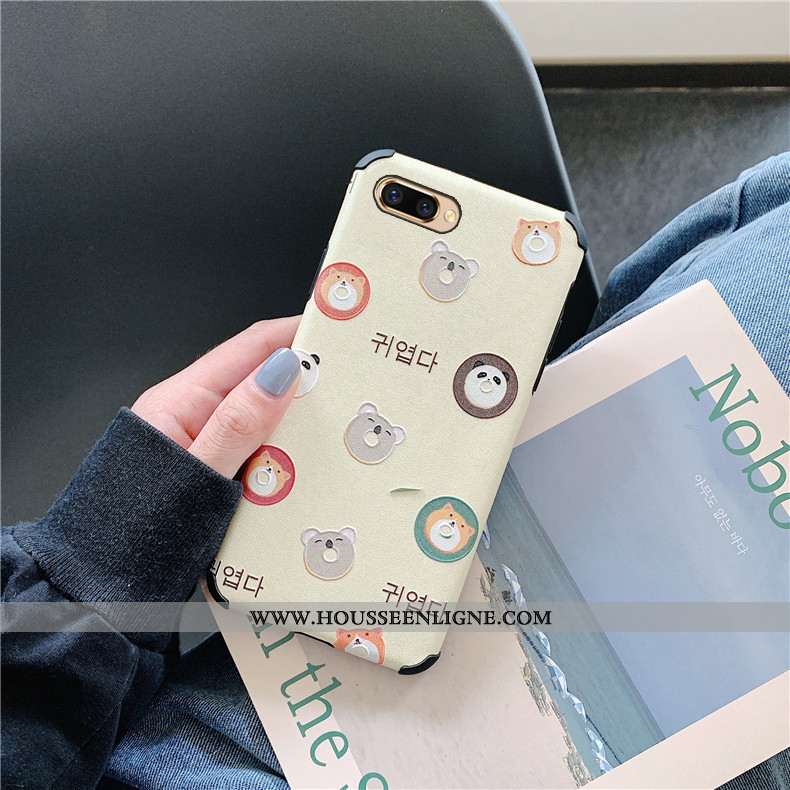 Coque Oppo Ax5 Silicone Créatif Incassable Téléphone Portable Amoureux Fluide Doux Verte