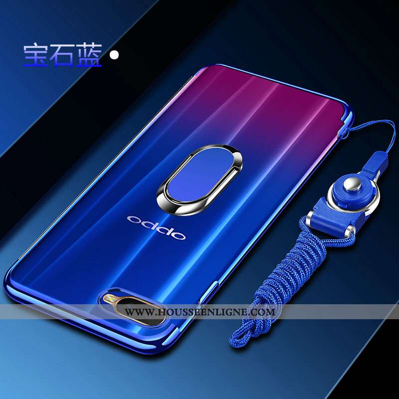 Coque Oppo Rx17 Neo Mode Protection Fluide Doux À Bord Incassable Tout Compris Bleu