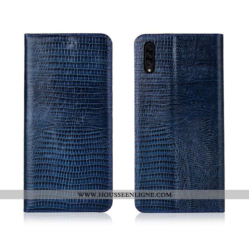 Coque Samsung Galaxy A30s Tendance Cuir Téléphone Portable Délavé En Daim Véritable Protection Incas