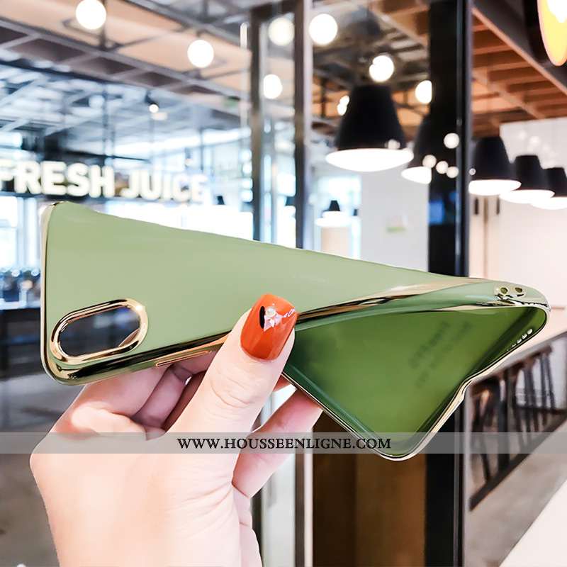 Coque Samsung Galaxy A50 Créatif Ultra Incassable Vert Placage Tout Compris Verte