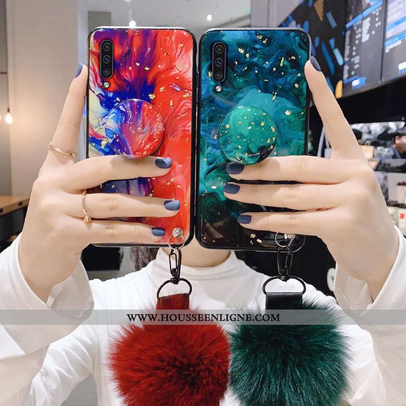 Coque Samsung Galaxy A50 Protection Ultra Téléphone Portable Nouveau Incassable Légère Bleu