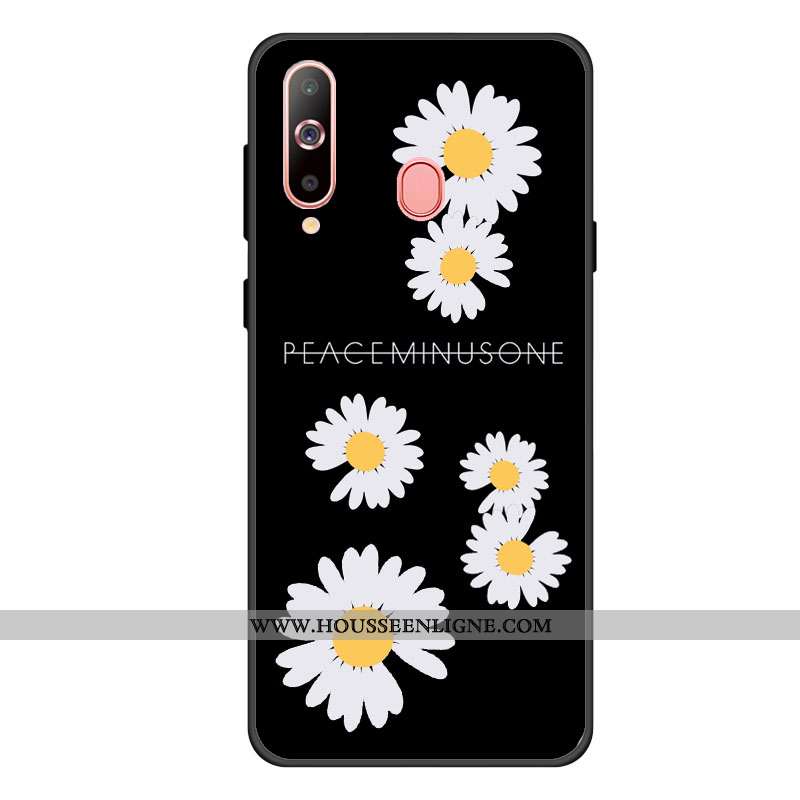 Coque Samsung Galaxy A60 Protection Étui Téléphone Portable Personnalisé Étoile Dragon Noir