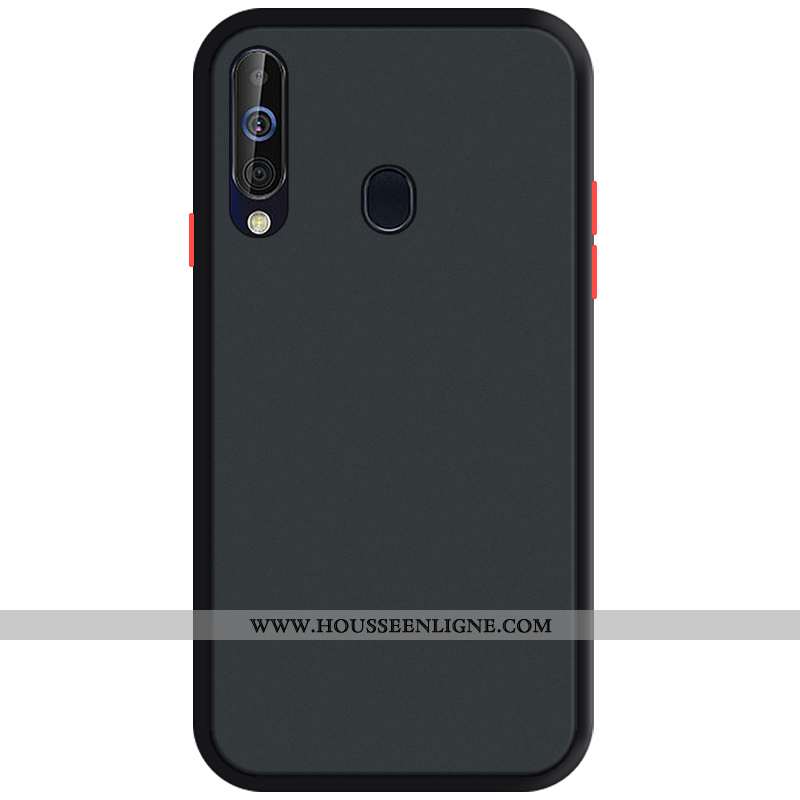 Coque Samsung Galaxy A60 Silicone Protection Noir Téléphone Portable Transparent Étoile Nouveau