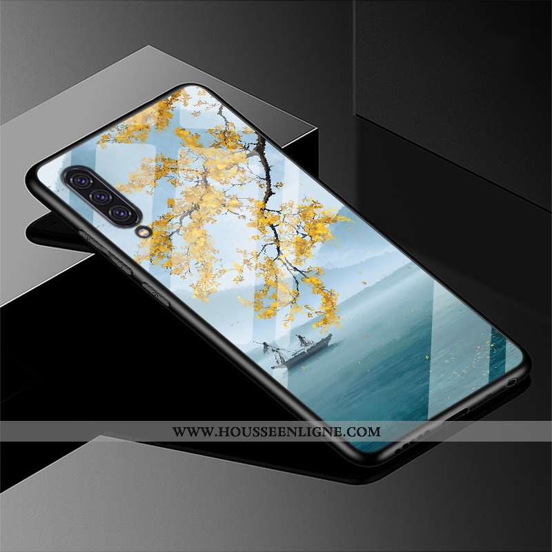Coque Samsung Galaxy A90 5g Verre Personnalité Dessin Animé Téléphone Portable Personnalisé Fluide D
