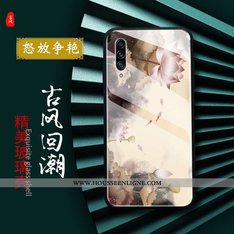 Coque Samsung Galaxy A90 5g Verre Protection Tout Compris Incassable Style Chinois Téléphone Portabl