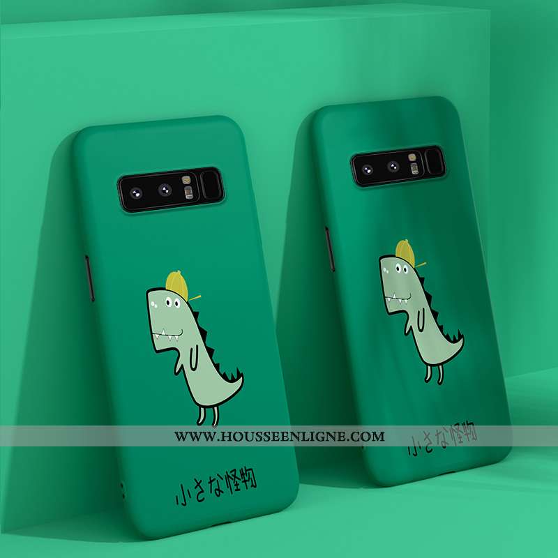 Coque Samsung Galaxy Note 8 Personnalité Créatif Tendance Téléphone Portable Étoile Nouveau Verte