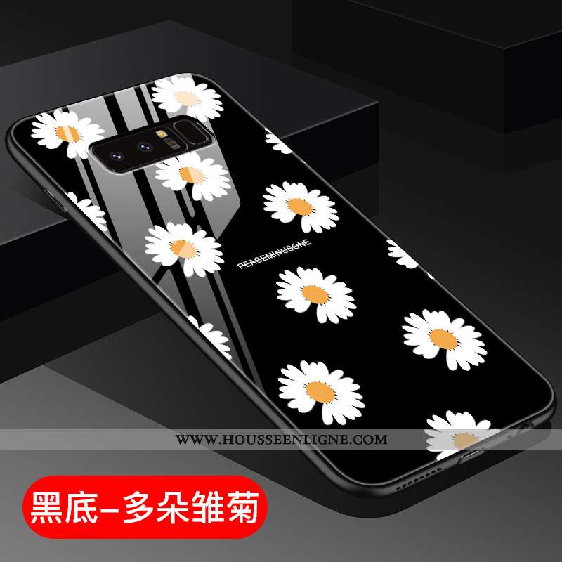Coque Samsung Galaxy Note 8 Silicone Mode Noir Difficile Incassable Téléphone Portable