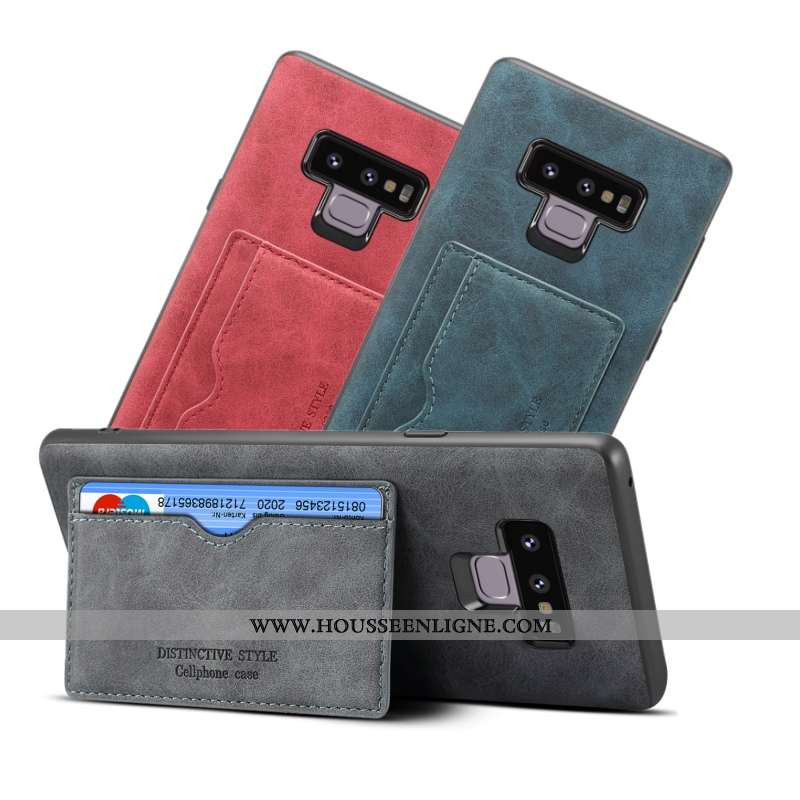 Coque Samsung Galaxy Note 9 Fluide Doux Protection Carte Téléphone Portable Incassable Étoile Tout C