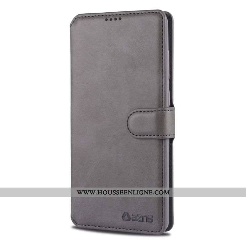 Coque Samsung Galaxy Note20 Fluide Doux Protection Boucle Magnétique Carte Nouveau Téléphone Portabl