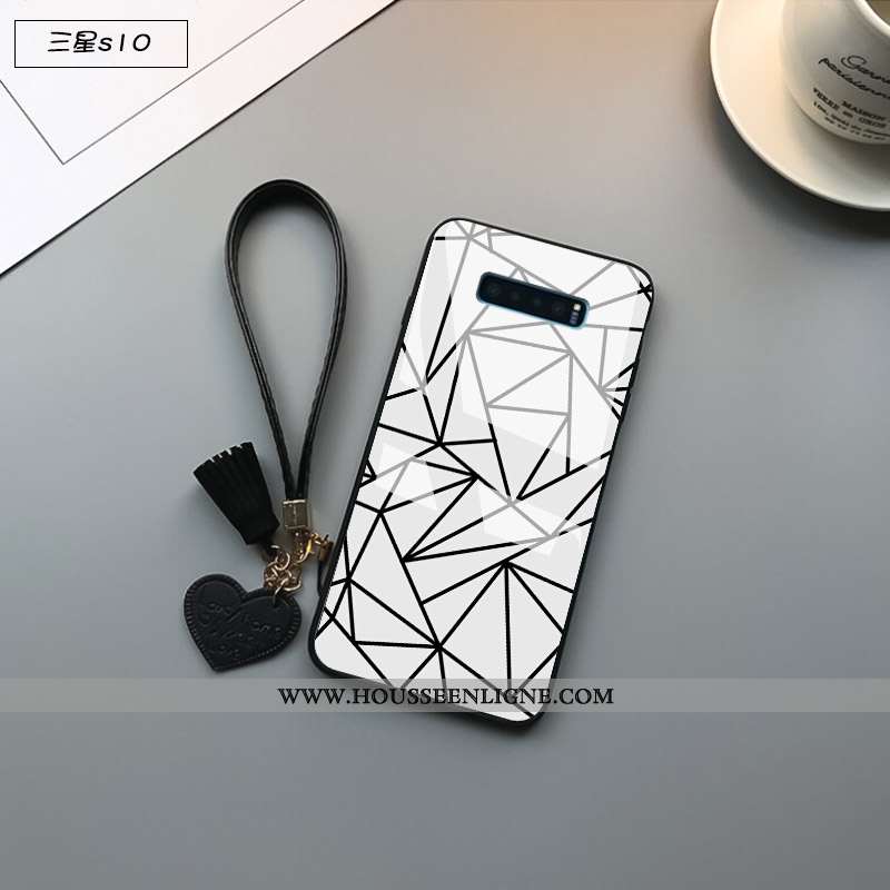 Coque Samsung Galaxy S10 Légère Protection Tout Compris Étui Personnalité Tendance Incassable Noir