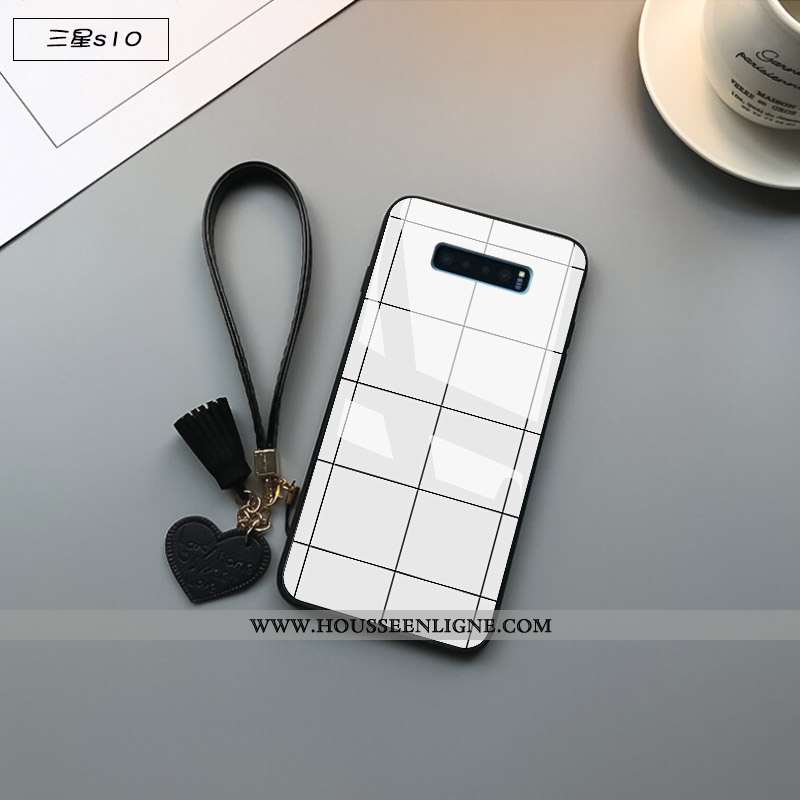 Coque Samsung Galaxy S10 Légère Protection Tout Compris Étui Personnalité Tendance Incassable Noir